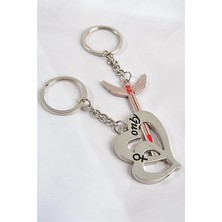 Euromoda Anahtar Kalp Tasarımlı Best Friends Arkadaş Anahtarlık Aksesuarı