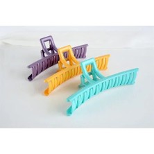 Euromoda 3'lü Parlak Renk Renk Kaliteli Mandal Toka Seti