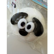 Bumelo Köpekçik Squishy-Sukuşi Stres Topu Beyaz Büyük Boy