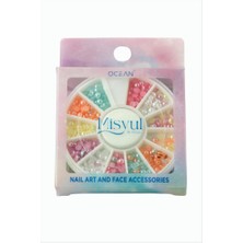 Zero Land Drnds Tırnak ve Yüz Süsleme Taşı - Ebruli