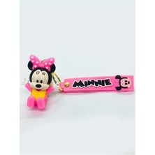 Euromoda Mickey Mouse Pembe Renkli Klipsli Bileklikli Anahtarlık Aksesuar