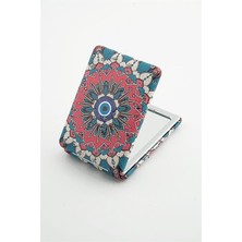 Euromoda Nazar Figürlü Otantik Desenli Küçük Cep Makyaj Aynası