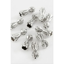 Zero Land Drnds Üçgen Noktalı Tesbih Atı 50 Gram - Gümüş Rengi