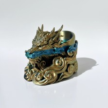 Atatuğ Hediyelik Büyüleyici Renk Değiştiren Ejderha Kalemlik - Özel Kutusunda Masaüstü Hediyesi