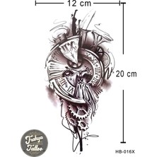 Trakya Tattoo Geçici Dövme 1-2 Hafta Kalıcı Yarım Kol Saat