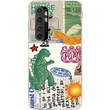 Mobilpad Xiaomi Mi Note 10 Lite Uyumlu Baskılı Yumuşak Silikon Şeffaf Telefon Kılıfı