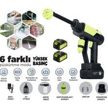 GPR Auto Parts Şarjlı Yüksek Basınçlı Oto Yıkama Bahçe Sulama Tabancası Püskürtme Yedek Bataryalı