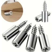 Genel 6 Adet Raf Destek Pimi Seti - Ağır Hizmet Tipi - Paslanmaz Çelik, Dayanıklı ve Kolay Montaj