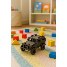 Genel Ahşap 4x4 Off-Road Jeep Oyuncak | Doğal Malzemeli El Yapımı Araba