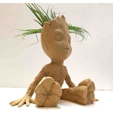 BerMey Groot Karakterli Dekoratif Saksı ve Figür