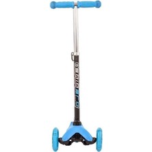 AyrStore Buğz Twist Işıklı Scooter Mavi 40 kg Kadar