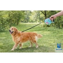 Ventoze Pup Style Desenli Köpek Tasması | Ayarlanabilir Dayanıklı Gezdirme Tasması