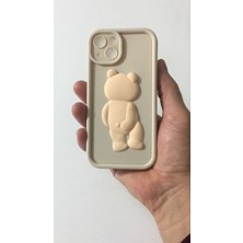 Genel Iphone 13 Telefon Kılıfı - Ayıcık Kabartmalı