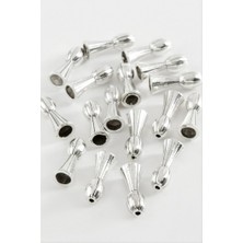 Zero Land Drnds Çizgili Tesbih Atı 50 Gram - Gümüş Rengi