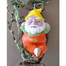 Hamakta Cüce Biblo Gnome Biblo Dekoratif Aksesuar Ev Bahçe Balkon Dekorasyonu