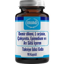 Ersağ Demir Dikeni, L-Arjinin, Çakşırotu ve Arı Sütü Içeren Gıda Takviyesi