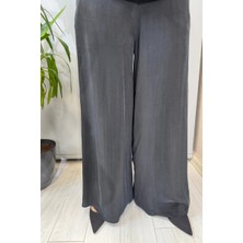 Miss Dalida T26Y-7010 Cupro Cepli Pantolon Etek Siyah T26Y-7010