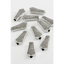 Zero Land Drnds Plastik Çiçek Tesbih Imame Atı 50 Gram - Gümüş Rengi