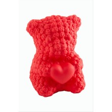 Zero Land Drnds Işıklı Ayıcık LED Lamba 7 cm - Kırmızı