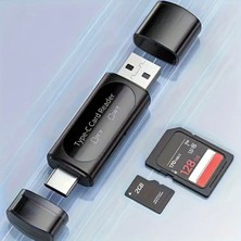 Genel USB ve Type-C Kart Okuyucu – Sd ve Microsd - 2’si 1 Arada Hızlı Veri Transferi