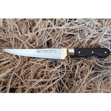 AyrStore Buğz Eco Lounge Sürmene Cumhur Çelik 61021 Sivri Kasap Kurban Bıçağı, 17 Cm, Venge Sap