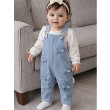 Saye Kids Fiyonklu Kız Bebek Salopet