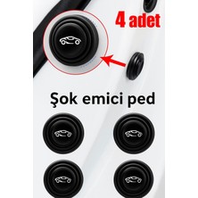 Genel Araba Kapı Şok Emici Ped Seti 4’lü – Ses Yalıtımı ve Çarpma Önleyici Yastık Ped