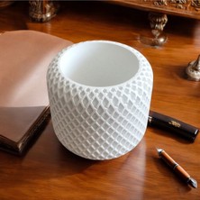 Genel Masa Üstü Sanatsal Kalemlik 7x7 Cm- Masa Kalemliği - Kalem Kutusu
