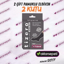Tizero Erkek Pamuklu Çorap | Lastiksiz Çorap | Krem Sonrası Kullanım | 2 Kutu (1 Çift x 2)