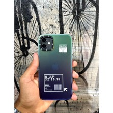 Davinci Case iPhone 11 Coordinate Blue Hologram Baskı Kılıf