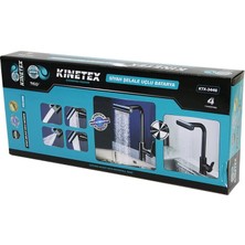 Calperia Siyah Geniş - Şelale 4 Fonksiyonlu - 360 Derece Oynar Başlık Uzun Kuğu Batarya (5047)