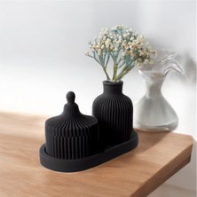 Genel 3 Parça Dekoratif Vazo Seti -  Ev Dekorasyonu