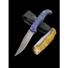 N690 Böhler Çelik Sırttan Kilitli Çakı