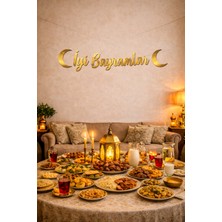 Pairla “3 Metre Led”, “iyi Bayramlar” Ramazan Süslemesi, Ramazan Hediyesi, Ramazan Bayramı Oda Mekan Süsleme Banner