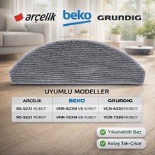 Öz Beyaz Eşya  Beko VRR-82314 Vb   -VRR-72314 Vb  Robot Süpürge Paspas Bezi