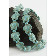 Zero Land Drnds 1,8 mm Kaplumbağa Turkuaz Taşı - Turkuaz