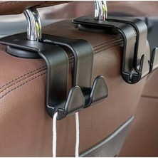 Genel Araba Koltuk Arkası Çift Fonksiyonlu Kanca – Çok Amaçlı Araç Içi Düzenleyici