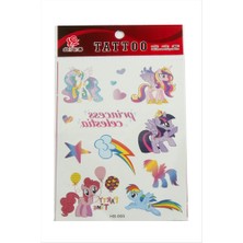 Zero Land Drnds Unicorn Tattoo Dövme Sticker - Beyaz