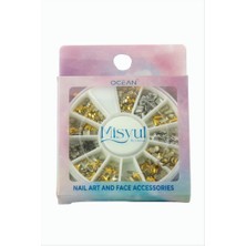 Zero Land Drnds Tırnak ve Yüz Süsleme Taşı - Ebruli