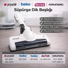 Öz Beyaz Eşya  Arçelik SD-3061     Şarjlı Dik Süpürge  Fırçası (Orjinal Yd.parça)