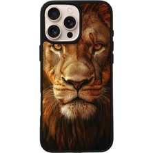 iPhone 16 Pro Max Uyumlu Aslan Tasarımlı Glossy Premium Kılıf