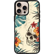 iPhone 14 Pro Max Uyumlu Kurukafa Tasarımlı Glossy Premium Kılıf