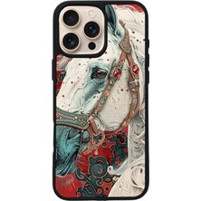iPhone 16 Pro Uyumlu At Horse Tasarımlı Glossy Premium Kılıf