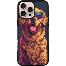 iPhone 14 Pro Max Uyumlu Golden Kopek Tasarımlı Glossy Premium Kılıf