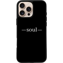 iPhone 16 Pro Uyumlu Soul Tasarımlı Glossy Premium Kılıf