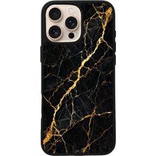 iPhone 15 Pro Max Uyumlu Mermer Marble Tasarımlı Glossy Premium Kılıf