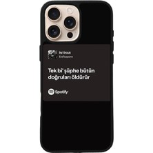 iPhone 16 Pro Max Uyumlu Sarki Sozleri Tasarımlı Glossy Premium Kılıf