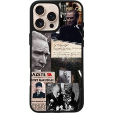 iPhone 14 Pro Uyumlu Mustafa Kemal Ataturk Tasarımlı Glossy Premium Kılıf
