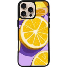 iPhone 14 Pro Max Uyumlu Limon Tasarımlı Glossy Premium Kılıf