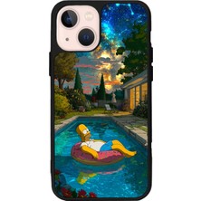 iPhone 15 Uyumlu The Simpsons Tasarımlı Glossy Premium Kılıf